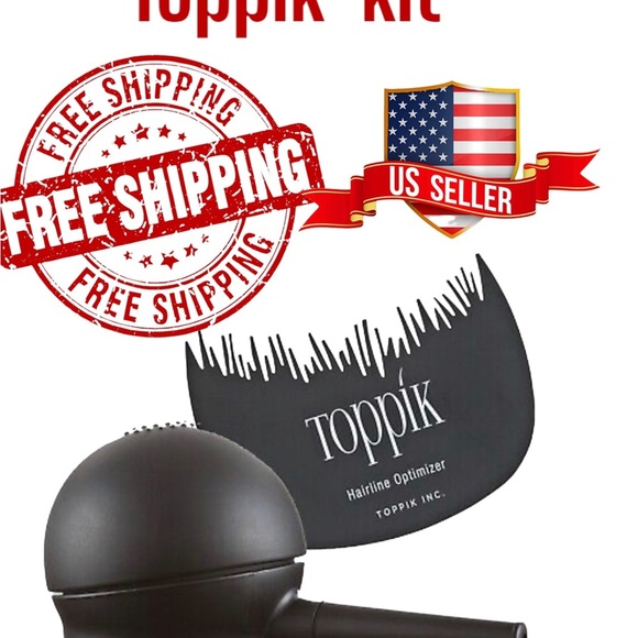 Toppik set of color powder+ brush and perfecting optimizing spray  available - Picture 9 of 14